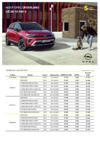 Opel Crossland - cennik 2021-0